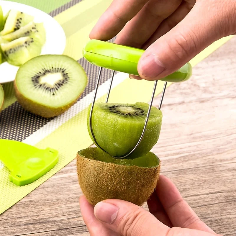1pc/Kiwi fruit opener thickeneded independent packaging kiwi spoon kiwi peeling tool fruit splitting artifact