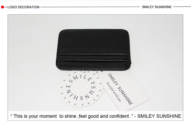 Real Leather Credit Card Holder Luxury Card Wallet Business Cardholder Slim Thin Small Wallet Sheepskin Card Bag for Men Women