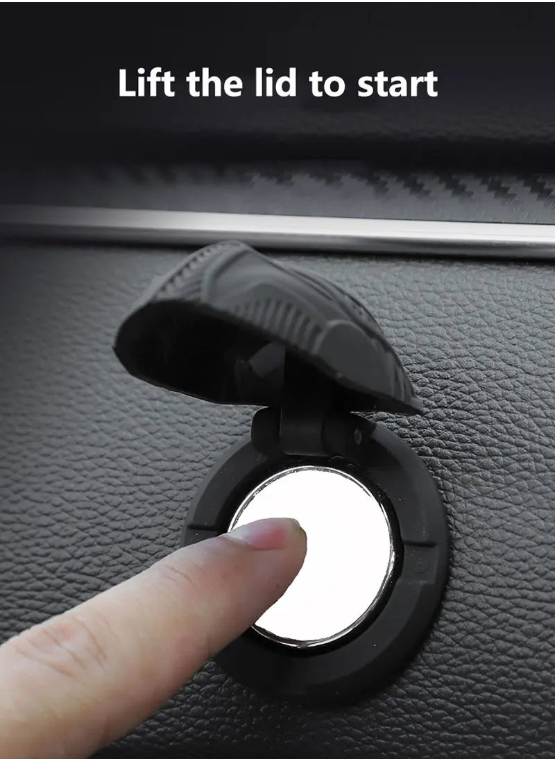 One-button start car interior protective cover, ignition ring collar, car decoration, auto parts