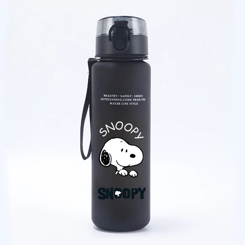 Cute Snoopys 650ml Large Capacity Water Cups Anime Cartoon Printed Fashion Cup Students Portable Sports Water Bottle Kids Gifts