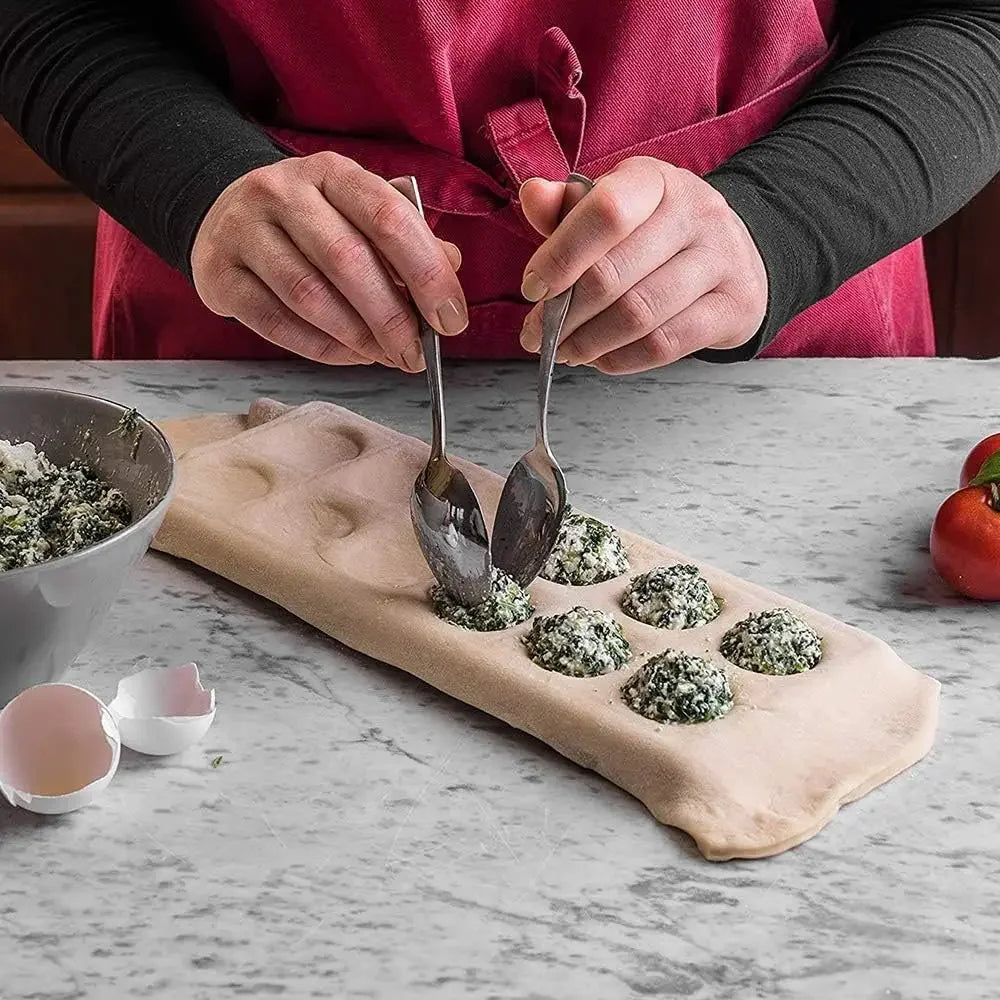 Kitchen Tools 10 with Tortellini Molds Ravioli Cutter Aluminum Shape Dumplings Mould Dough Press DIY Tools for Making Pastry