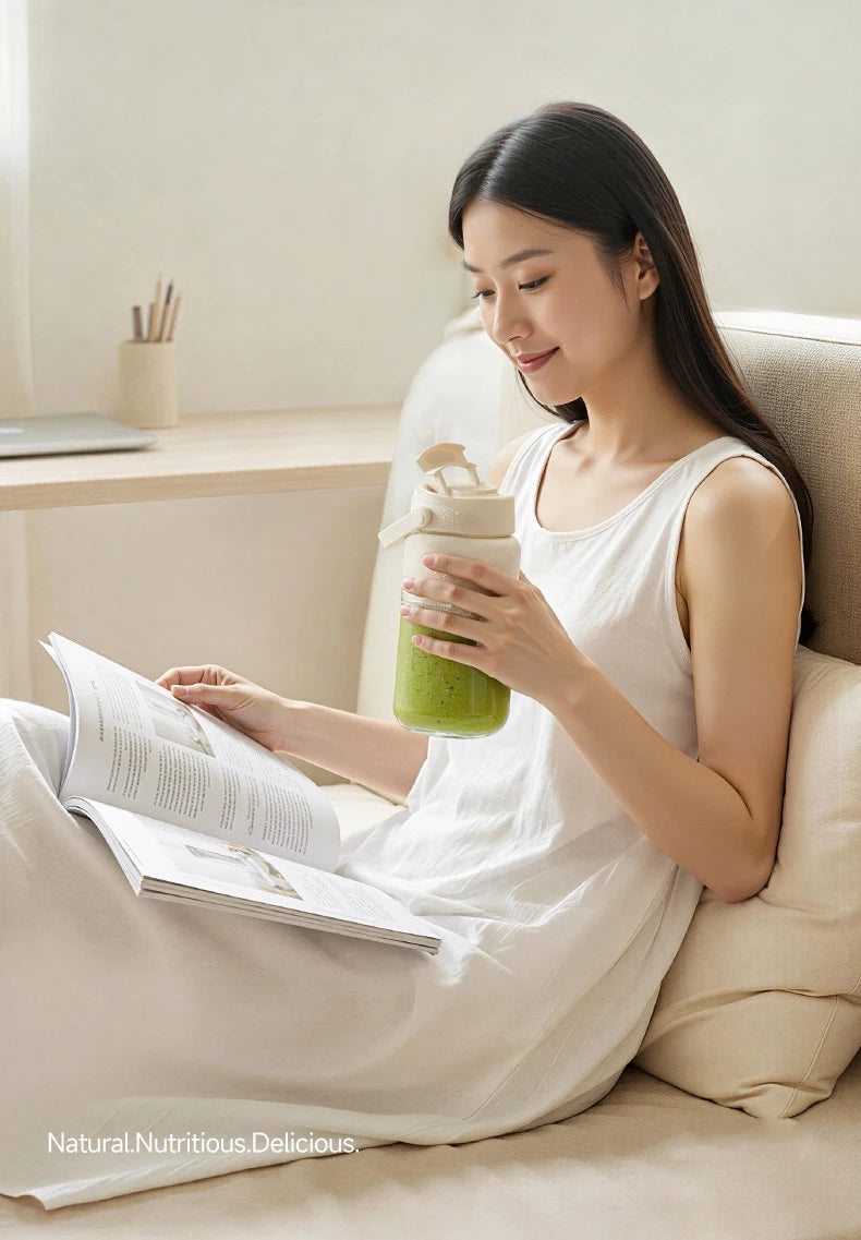 1000ML Portable Blender USB Electric Juicer Fruit Mixers Fruit Home Smoothies Mixer Multifunctional Juice Maker Machine Blender