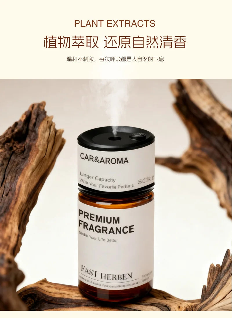 AI Intelligent Sensing Car Fragrance Diffuser USB Powered Atomizer Essential Oil Diffuser with Spraying Home Fragrance Fresh Air