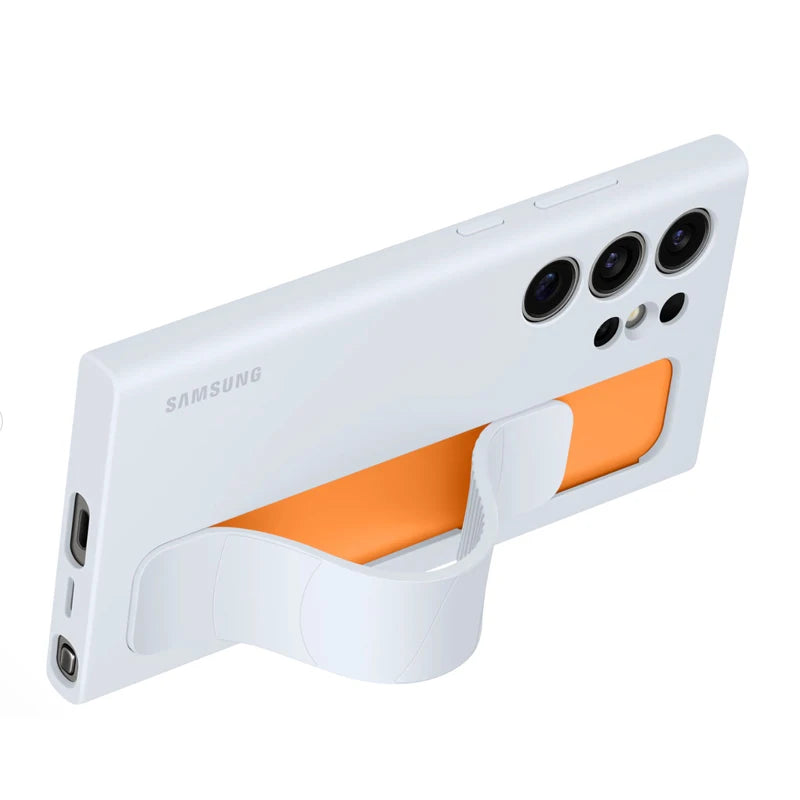 Original officia Samsung S24 Ultra Silicone Protective case with stand and wrist strap thin shockproof authentic EF-GS928