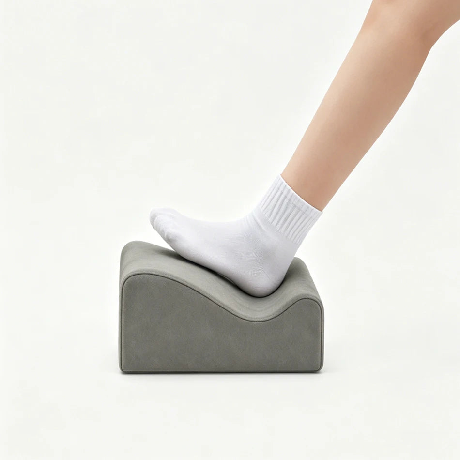Office Leg Pillow Relax Leg Muscles Ergonomic Memory Foam Footrest Pillow for Leg