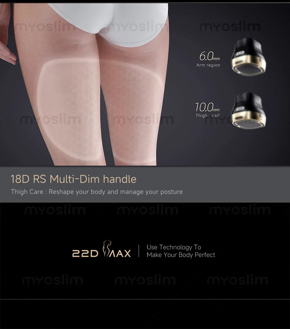 Professional 22D MAX HIFU Beauty Equipment Machine for Facial Tightening Slimming And Fat Reduction Latest Model