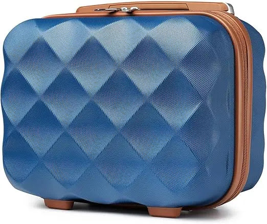 British Traveller Beauty Case Lightweight ABS Hard 31 x 25 x 17.2 cm
