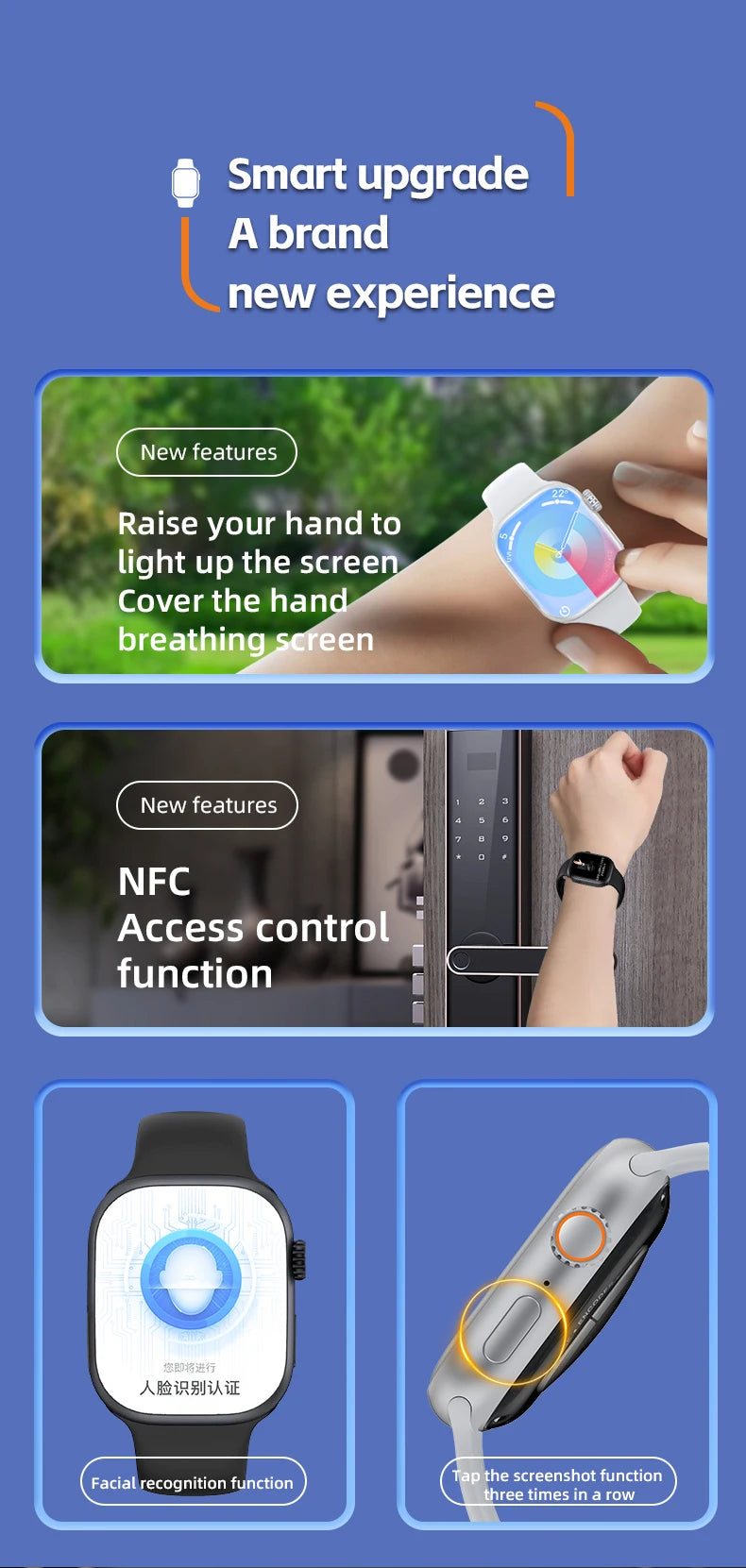 CD99 Smart Watch 8GB RAM AMOLED Wifi ROM GPS 128GB Position APP Download Bluetooth Men Women Cellular Card Version Smartwatch