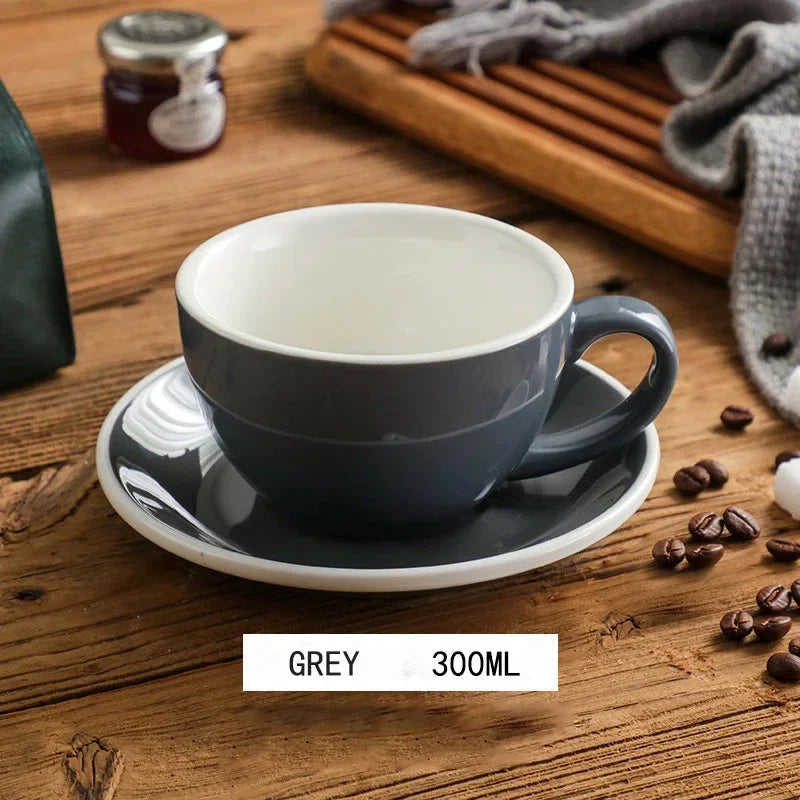 300ml Ceramic Breakfast Milk Cup American Coffee mug Set Afternoon Tea Cups Ceramic Water Cup tea mug coffee cup