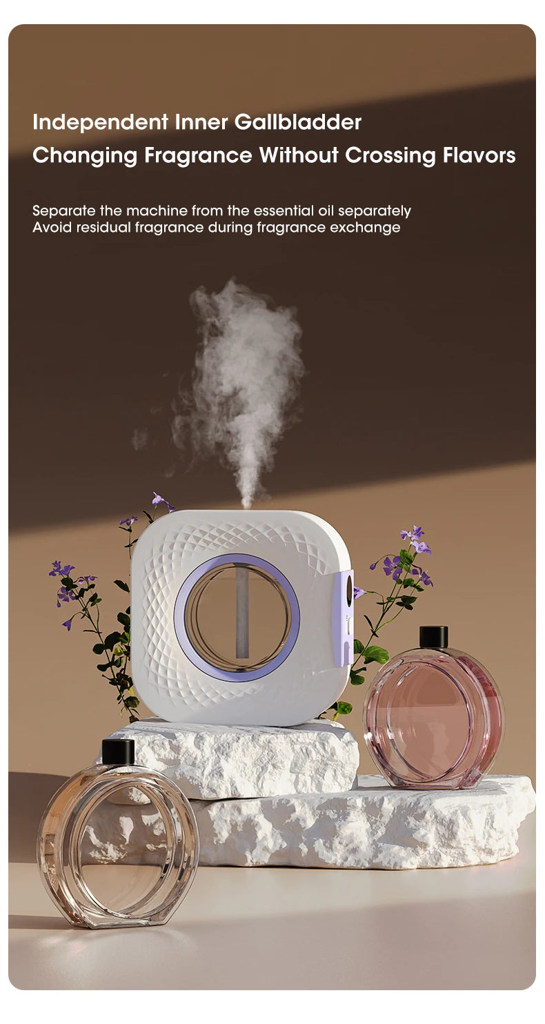 Intelligent Aromatherapy Oil Diffuser for Room Fragrance Timing Scenting Machine for Kitchen Toilet Car Bedroom Deodorization