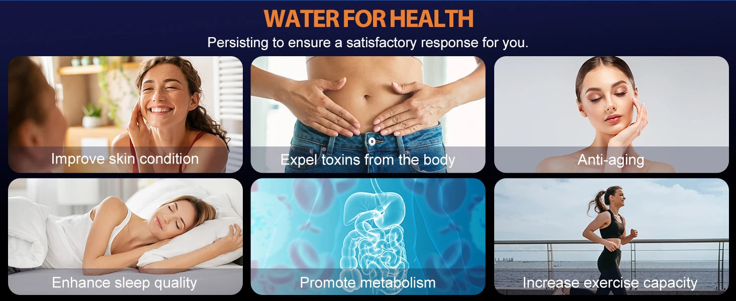 Portable Hydrogen Water Generator Bottle Rechargeable Electric Alkaline Ionizer Cup Hydrogen-Rich Water Health Care