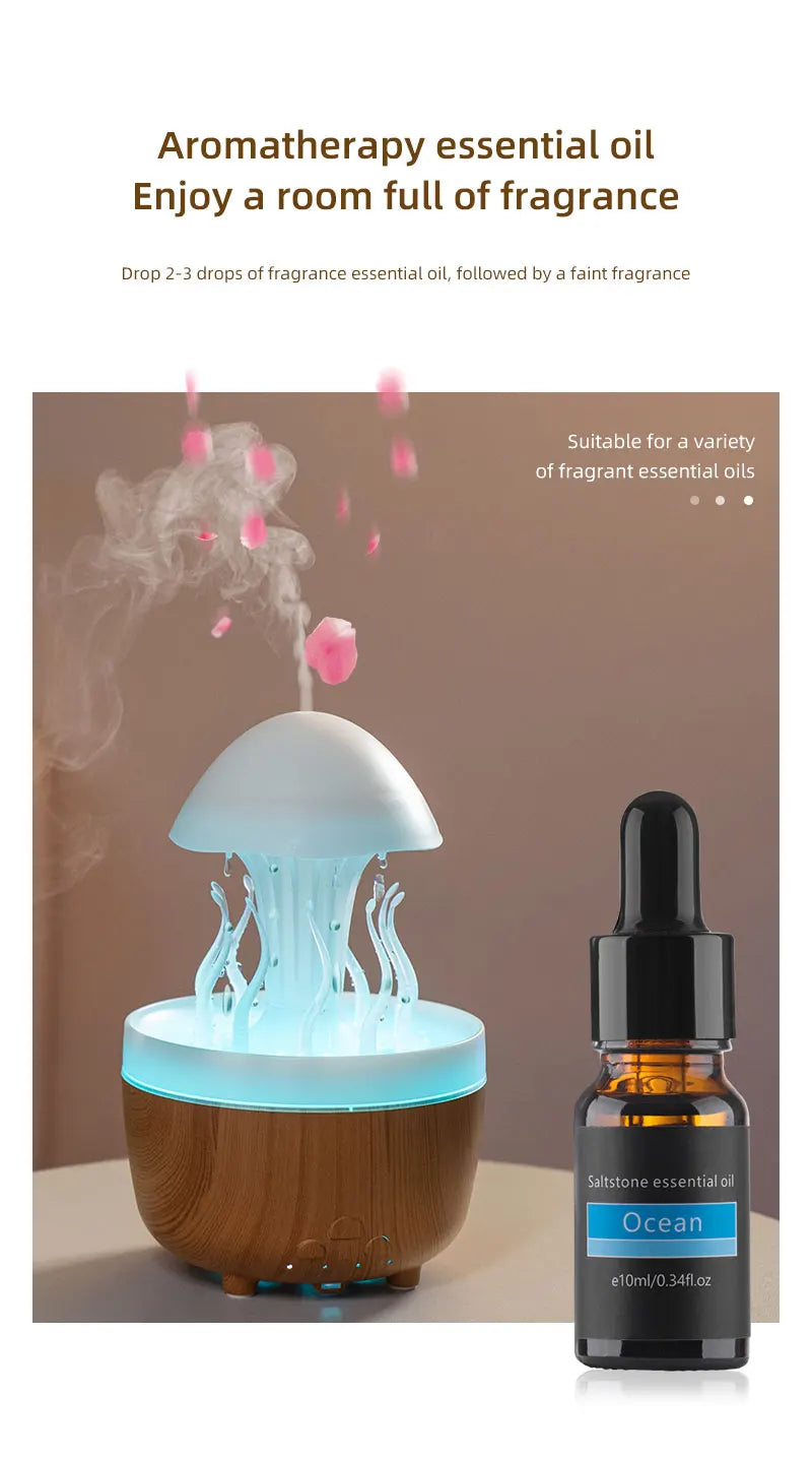 Aromatherapy Essential Oil Diffuser with Timer Cool Mist Humidifier for Large Room, Home, Baby Bedroom,7 Colors Lights Changing