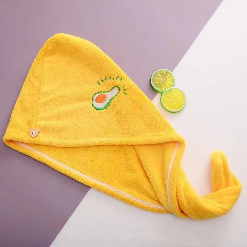 1Pc Dry Hari Cap, Coral Fleece, Polyesler Hair Drying Quick Towel Microfiber Shower Single Bandana Cap Ladies