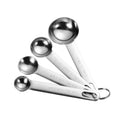 Stainless Steel Measuring Spoon 4/6/7/8 Pcs Set with Scale Measuring Ruler Spoons Coffee Baking Measuring Kitchen Tool Set