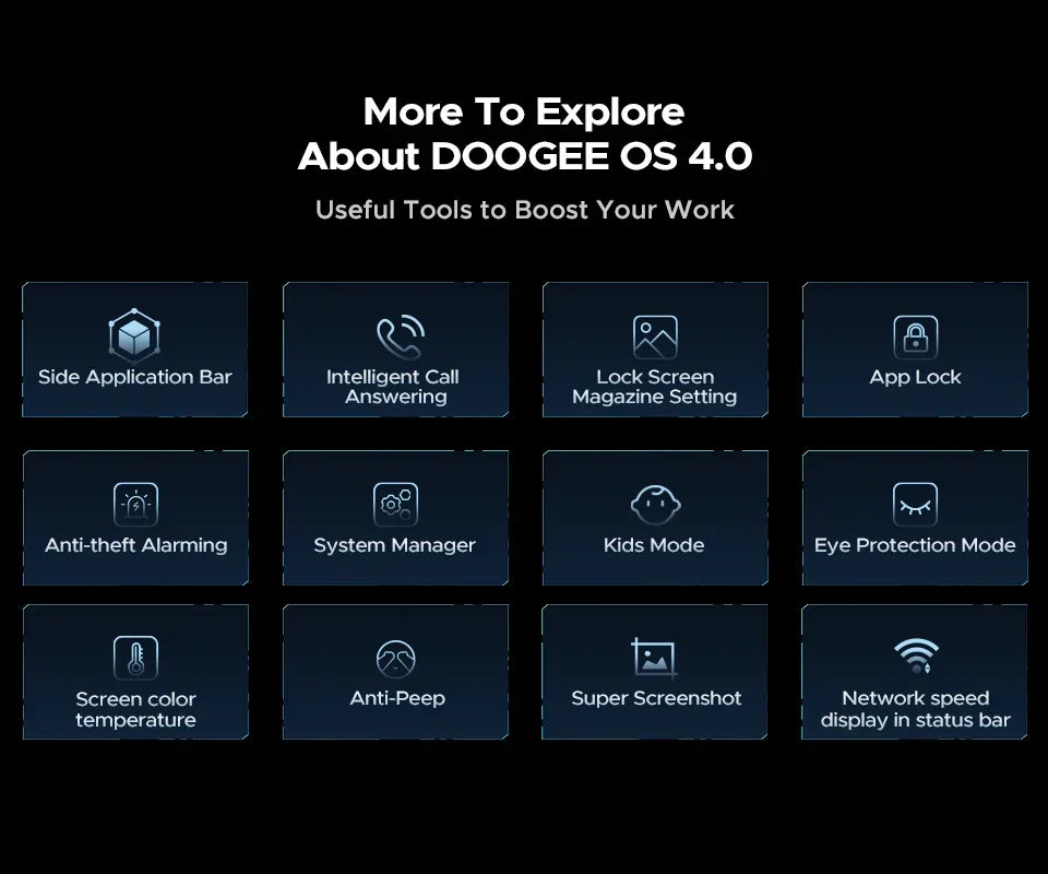 DOOGEE V40 Pro Rugged Phone 6.78" IPS Display  36GB(16+20) 512GB Smartphone 5G 200MP Al Camera 8680mAh Dimensity 7300 Android 14