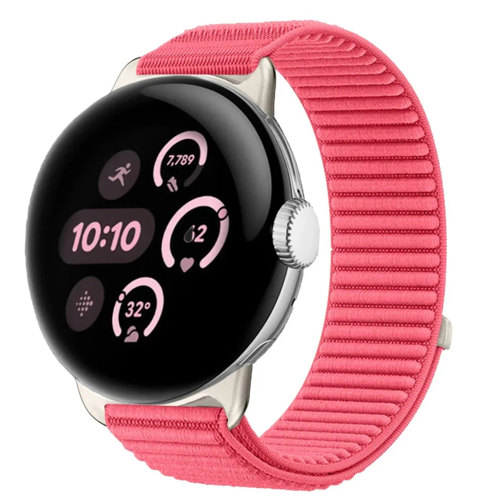 Original Nylon Strap for Google Pixel Watch 4 3 45mm 41mm Weave Wristband Correa for Pixel Watch 4 3 2 1 Breathable Accessories