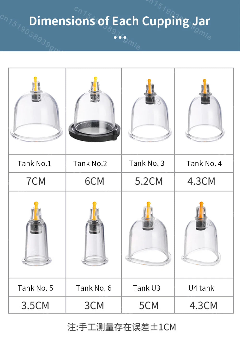 12Pcs Massage Vacuum Cupping Therapy Set Physiotherapy Healthy Self-Help Whole Body Applicable Appliances Massage Tool Tube Jars
