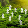 10pcs Luminous Resin Ghost Figures, Miniature Alien Decor for Aquarium, DIY Terrarium Crafts, Halloween Outdoor Decorations