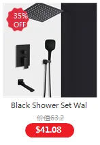 BAKALA Basin Faucet Modern Bathroom Mixer Tap Black/Gold Wash basin Faucet Single Handle Hot and Cold Waterfall Faucet