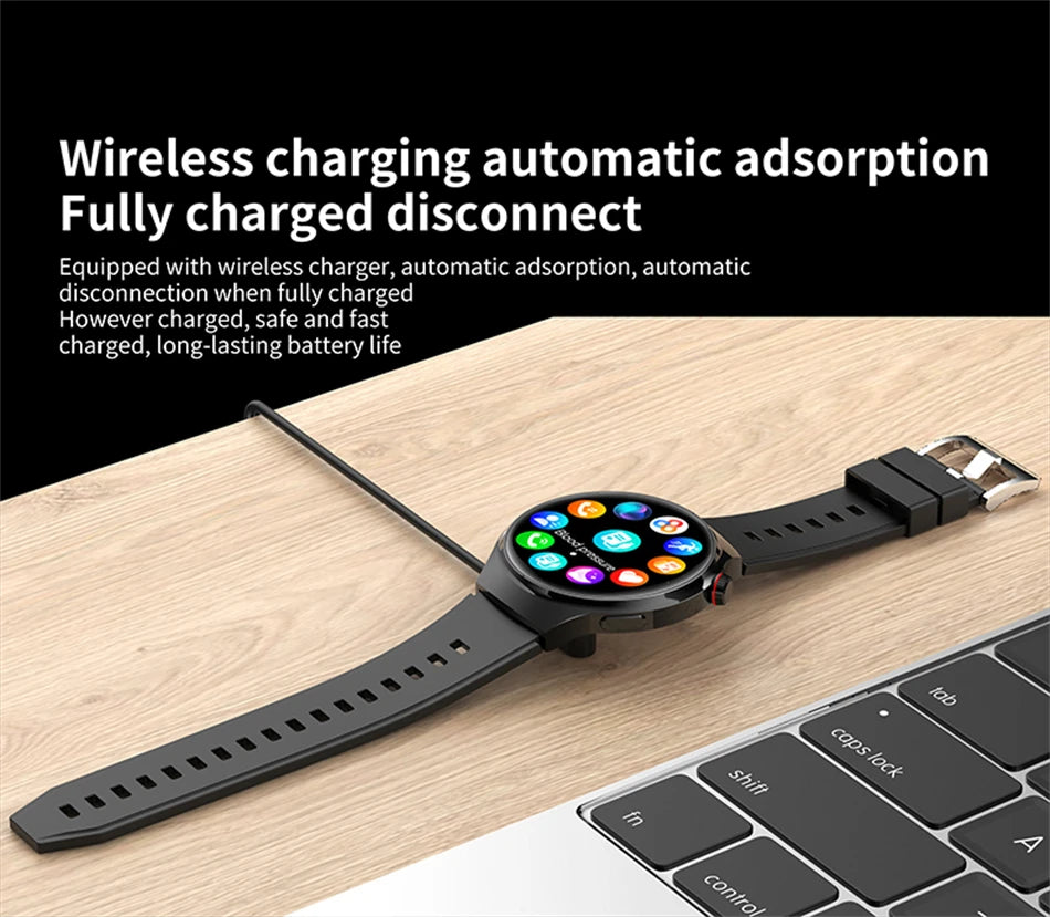 2025 New Bluetooth Call Smart Watch Men For Xiaomi IP68 Waterproof GPS Sports  AMOLED HD Large Screen Heart Rate NFC Watch Gift