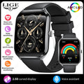New Ultra Thin Smart Watch Men 1.96" AMOLED 360*360 HD Pixel Display Always Show Time Call Reminder Smartwatch For Android IOS