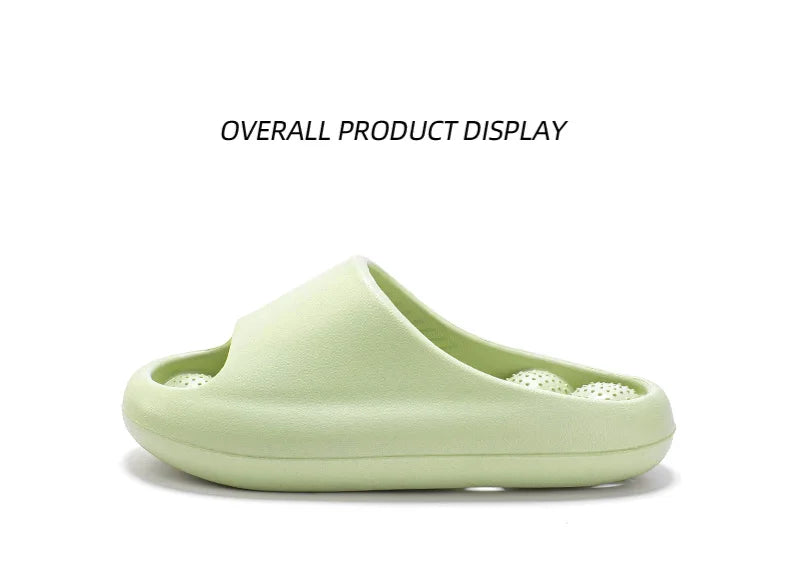TZLDN Ergonomic EVA Unisex Bathroom Slippers Water-Leakage-Proof Massage Indoor Slippers Comfortable Breathable Casual Slippers
