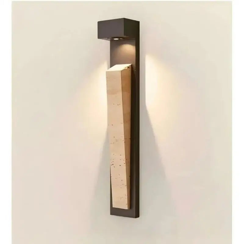 Modern Luxury Yellow Cave Stone Wall Lamp Outdoor Waterproof Wall Lamp Villa Living Room Bedroom Corridor Exterior Wall Lighting