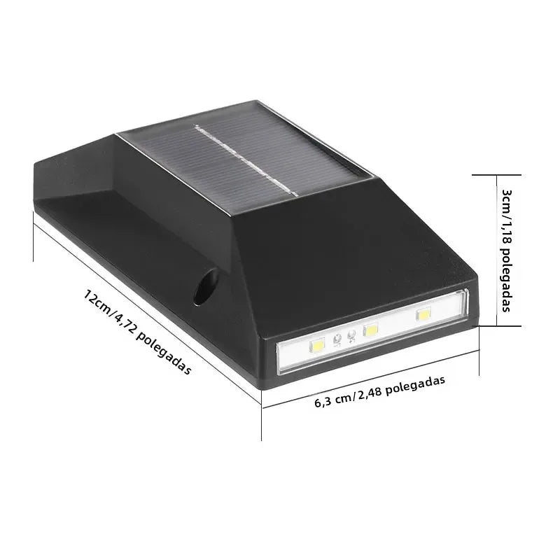 2PCS,Solar LED Lights, Outdoor Lights, Smart Light Sensors and Automatic Switches, Ideal for Courtyards and Hallways