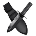 Metal Detector Shovel Double Serrated Edge Digger Portable Camping Hiking Traveling Multifunctional Outdoor Garden Tool Shovel