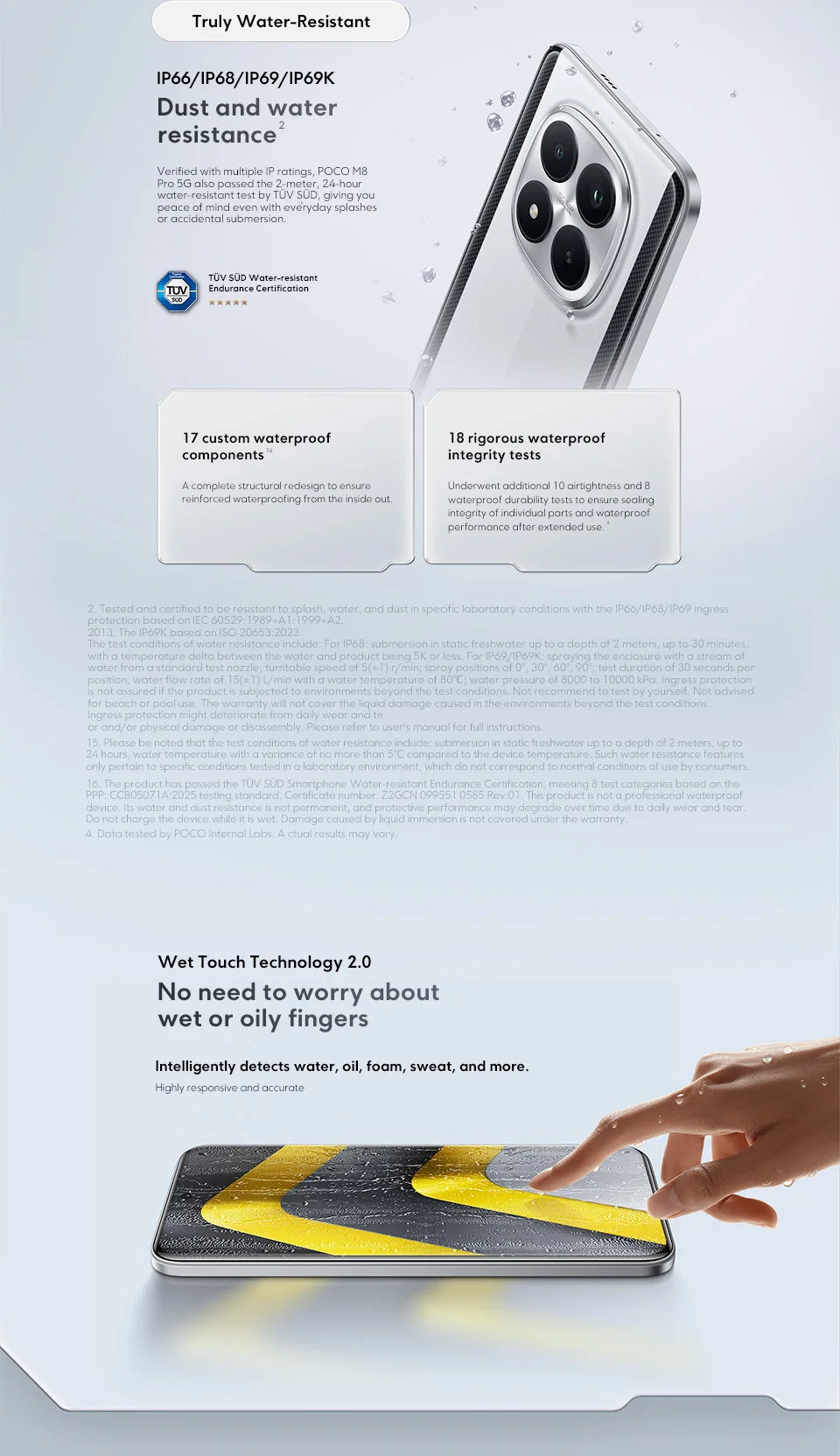 Global Version POCO M8 Pro 5G Snapdragon 7s Gen 4 Smartphone 6.83" AMOLED Display 50MP Camera 6500mAh Battery POCO Cellphone