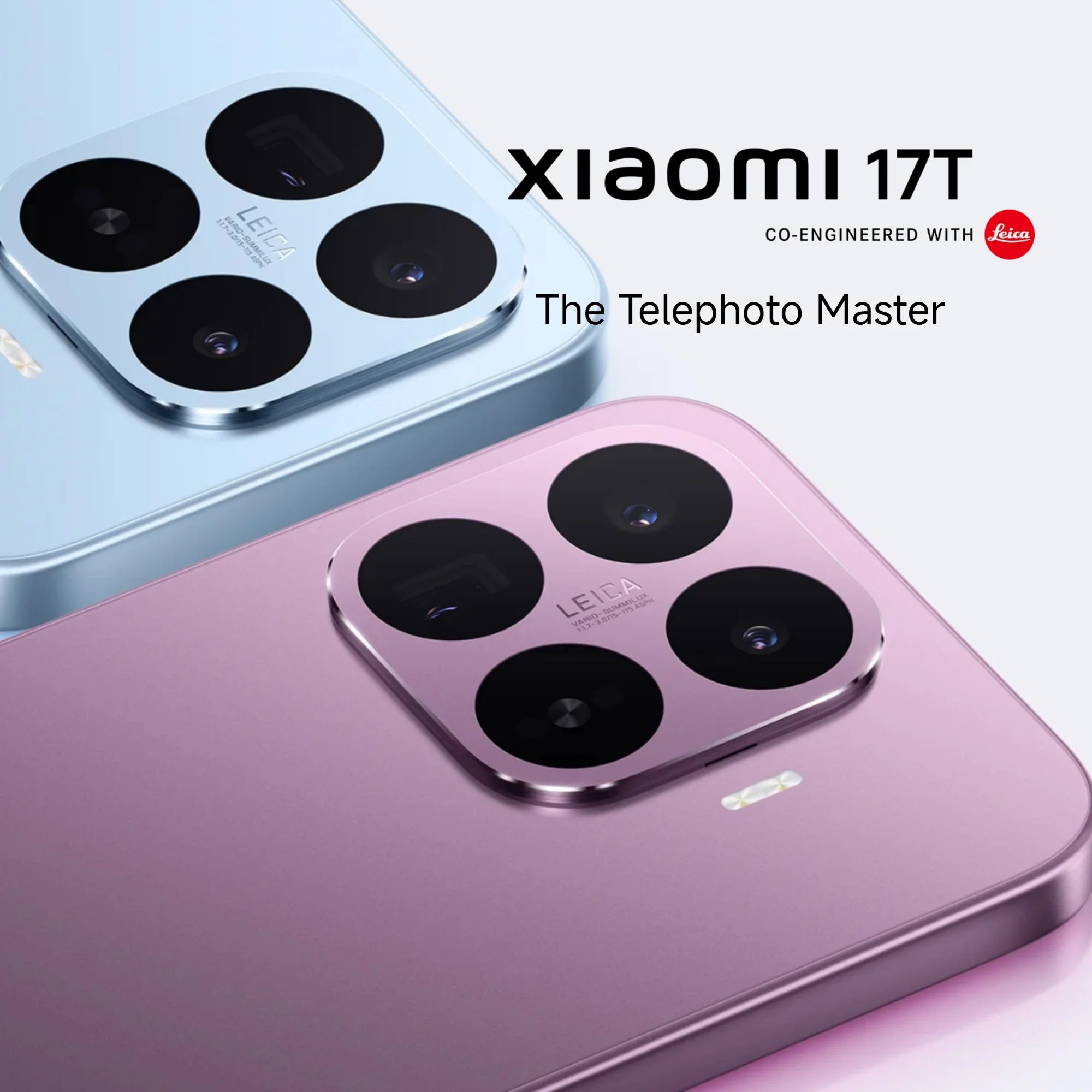 Xiaomi 17T 5G, 12+512GB Global Version, 6.59" 120Hz 1.5K AMOLED Display MediaTek Dimensity 8500-Ultra 6500mAh 67W 50MP Dual eSIM NFC