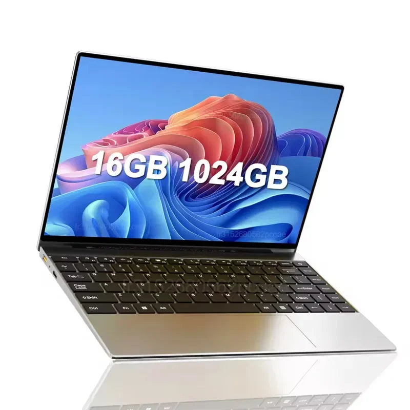 14.1 Inch Premium Business Laptop Windows 11 Ultra Thin Portable Notebook 16GB/32GB DDR4 2TB SSD For Office Study Intel I9-9900