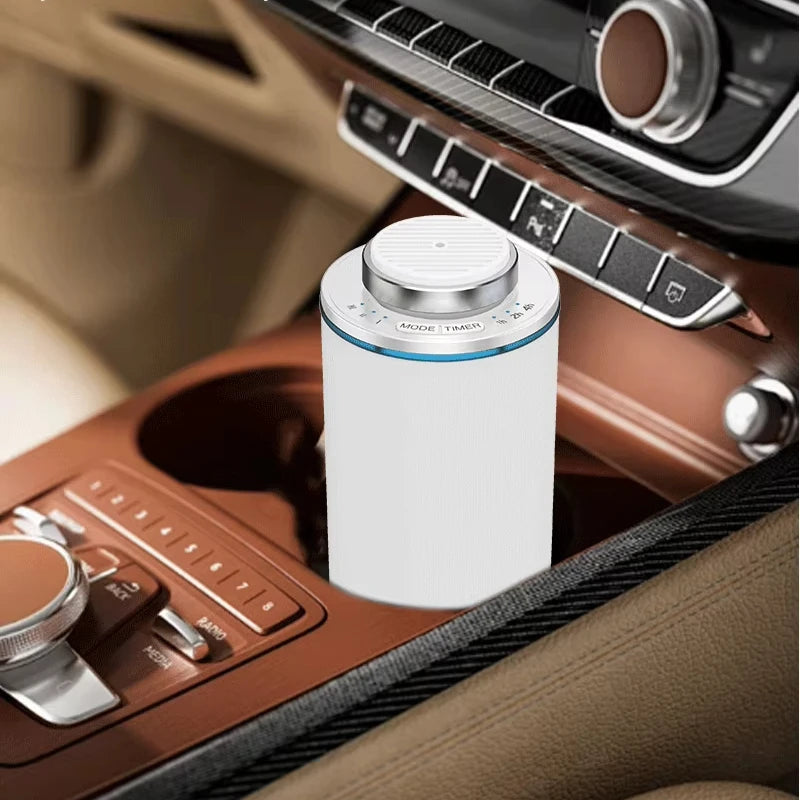 Mini Waterless Car Aroma Diffuser USB Rechargeable Portable Fragrance Scent Machine for Bedroom Toilet Spa