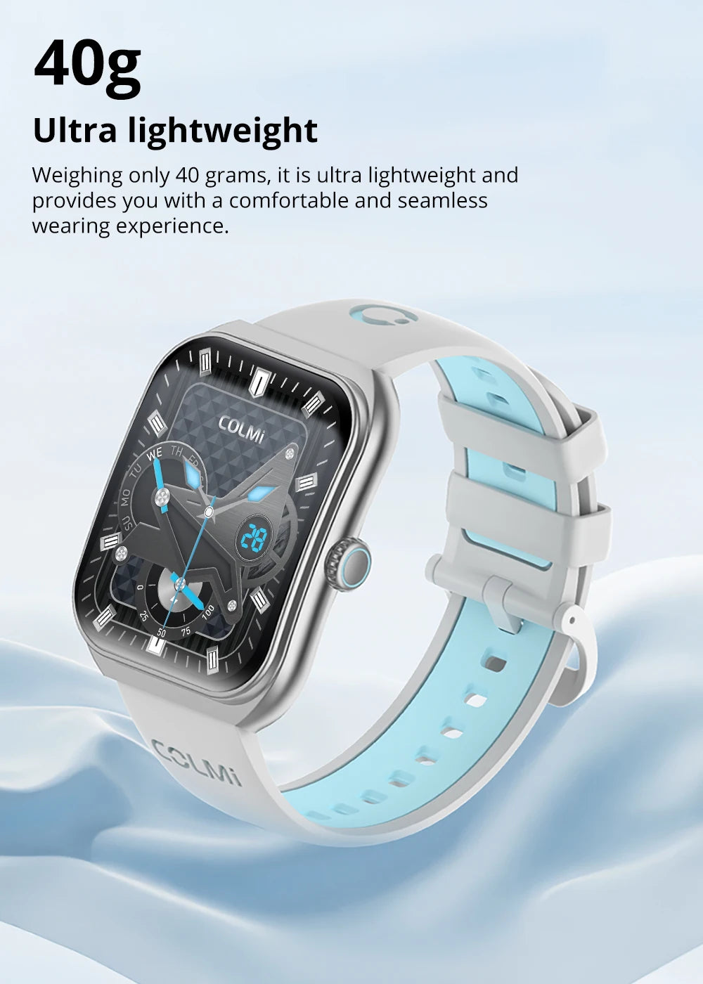 New COLMI P86 1.93" AMOLED Smartwatch Men Health Manager Bluetooth Call IP68 Waterproof Smart Watch Women For Xiaomi iOS Phone