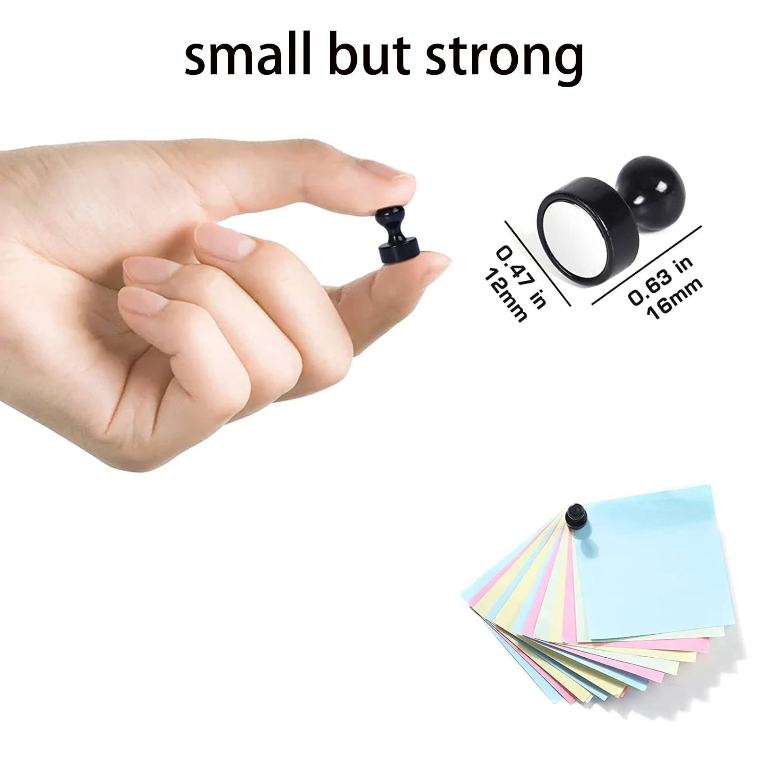 3/5/10/12pcs Super Strong Magnetic Push Pins Neodymium Magnet Refrigerator Kitchen Whiteboard Durable Magnetic Thumb Tacks Sucke