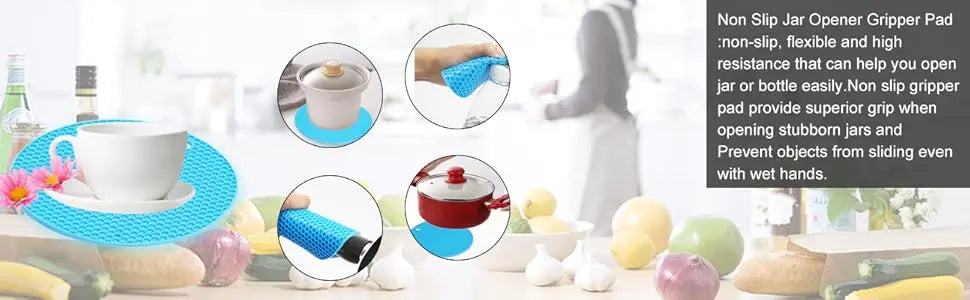 Jar Opener for Weak Hands Seniors with Arthritis Multi Function Bottle Opener Lid Non Slip Rubber Gripper Pad beer kitchen tools