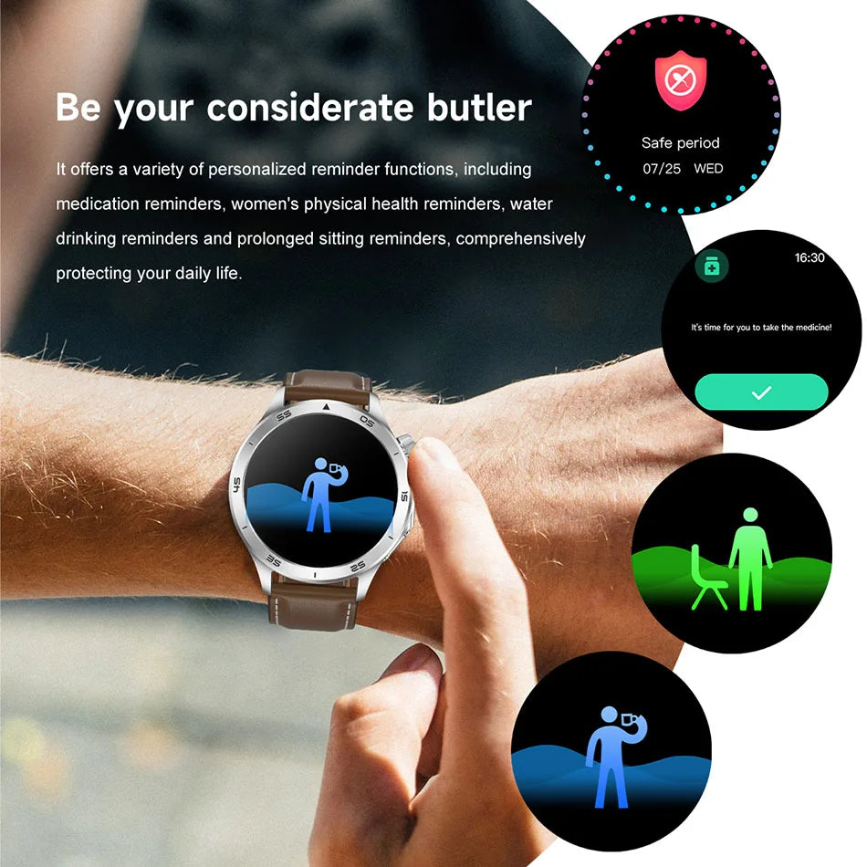 OPPO New X2 Bluetooth Call Smart Watch AMOLED HD Screen GPS Outdoor Sports Fitness Watch Health Monitoring Smartwatch Android