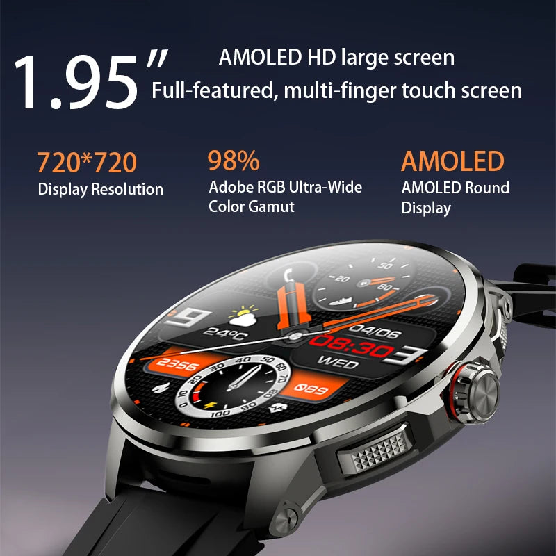 H99 Smart Watch 5G LTE Android 10.0 with 190° Rotary Camera Insert Sim Card Google Play App Download GPS WiFi Heart Rate Tracker