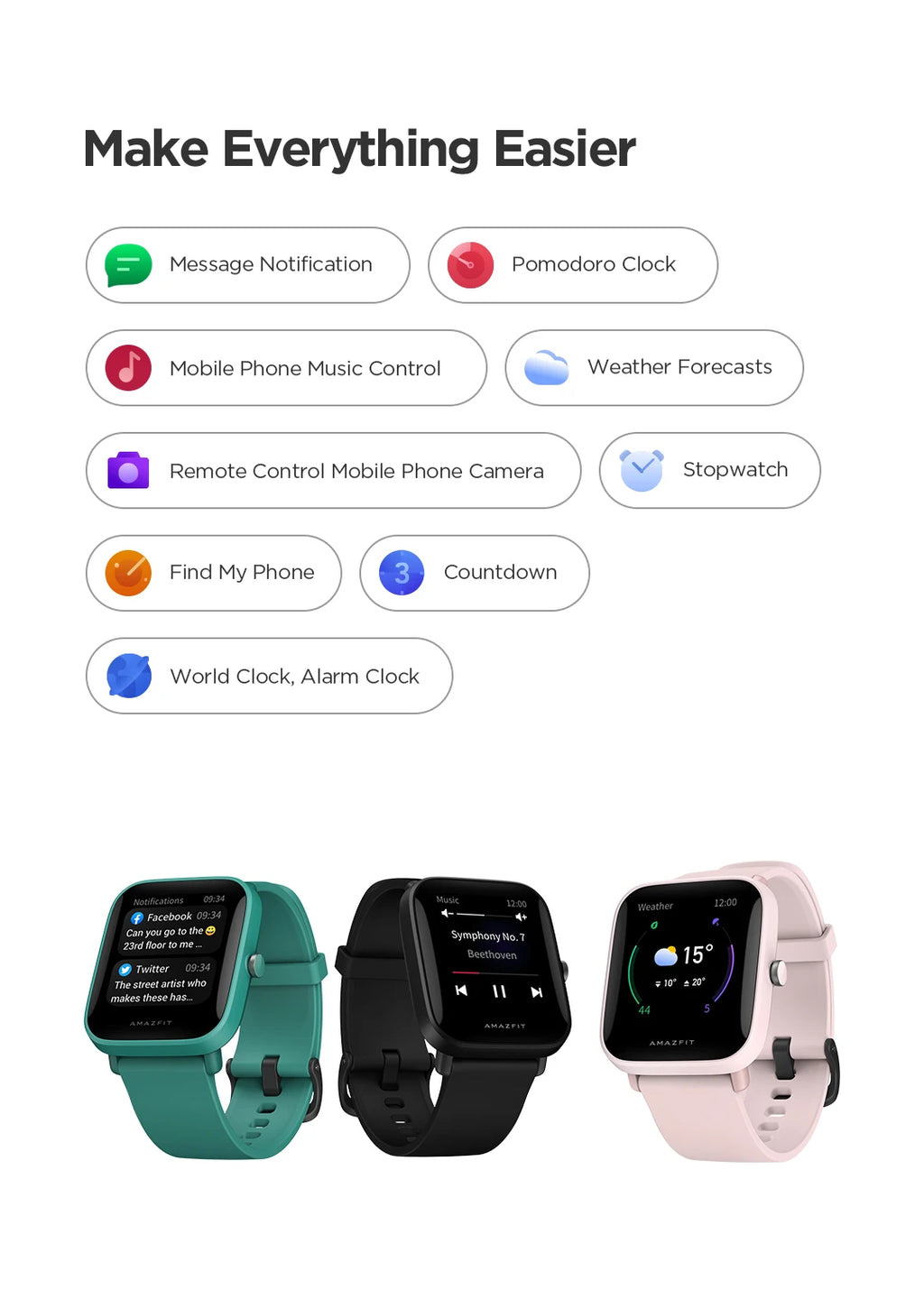 Amazfit Bip U Pro Smart Watch SpO2 5ATM Waterproof Bluetooth5.0 GPS Sleep Monitoring Global Version 95NEW Exhibition SmartWatch