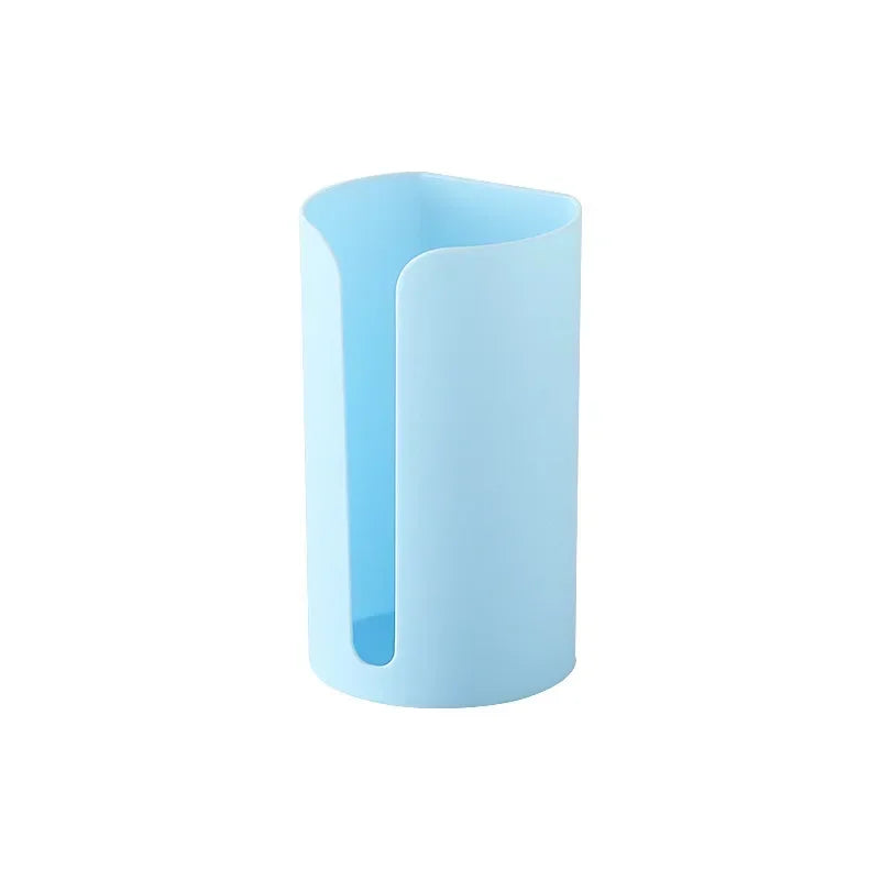 1Pcs Holder Punch-free Self-adhesive Wall-mounted Household Bathroom Kitchen Garbage Bags Storage Rack Plastic Bag Organizer Box