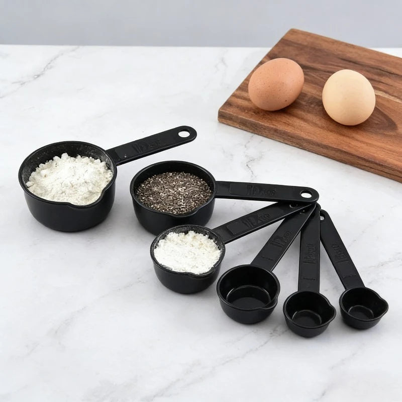 10Pcs Multipurpose Measuring Cups and Spoons Set Accurate for Kitchen Baking Flour Sugar Seasoning Dry and Liquid Ingredients
