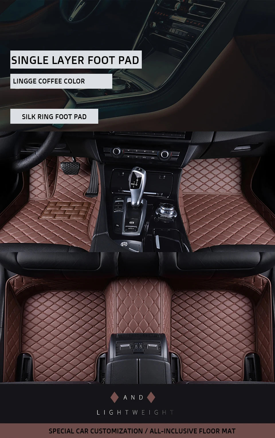 DOODRYER Custom Car Floor Mats For Toyota RAV4 2005-2023 Auto Carpets Foot Coche Accessorie