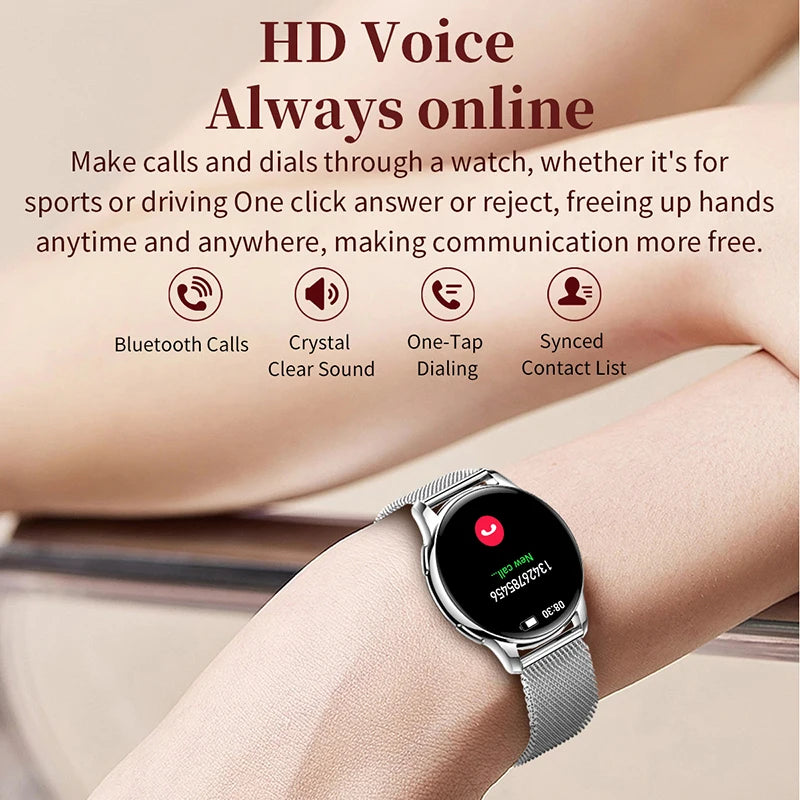 New Smart Watch Men Health monitoring Sports Fitness Watch Heart Rate Full Touch Screen Bluetooth Call 2025 Men and women Gift