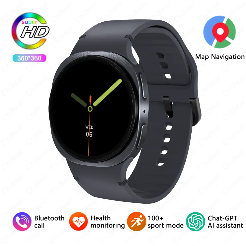 2026 New classic 8 Women SmartWatch GPS Track Sport Heart Rate Bluetooth Call IP68 Waterproof Men Smart watch For Android IOS