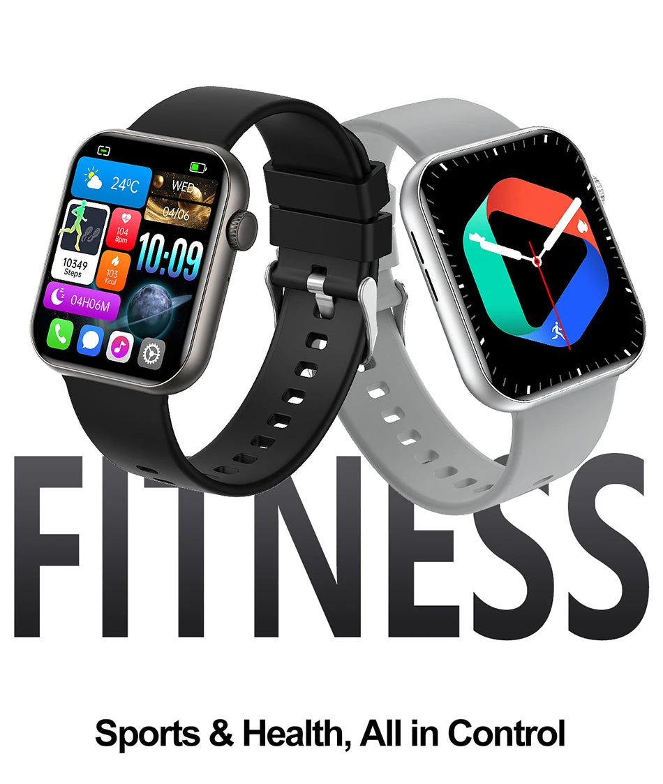 2026 New Popular Smartwatch Full Touch Screen Bluetooth Call Heart Rate IP68 Waterproof Watches Sports Bracelet SmartWatch Women