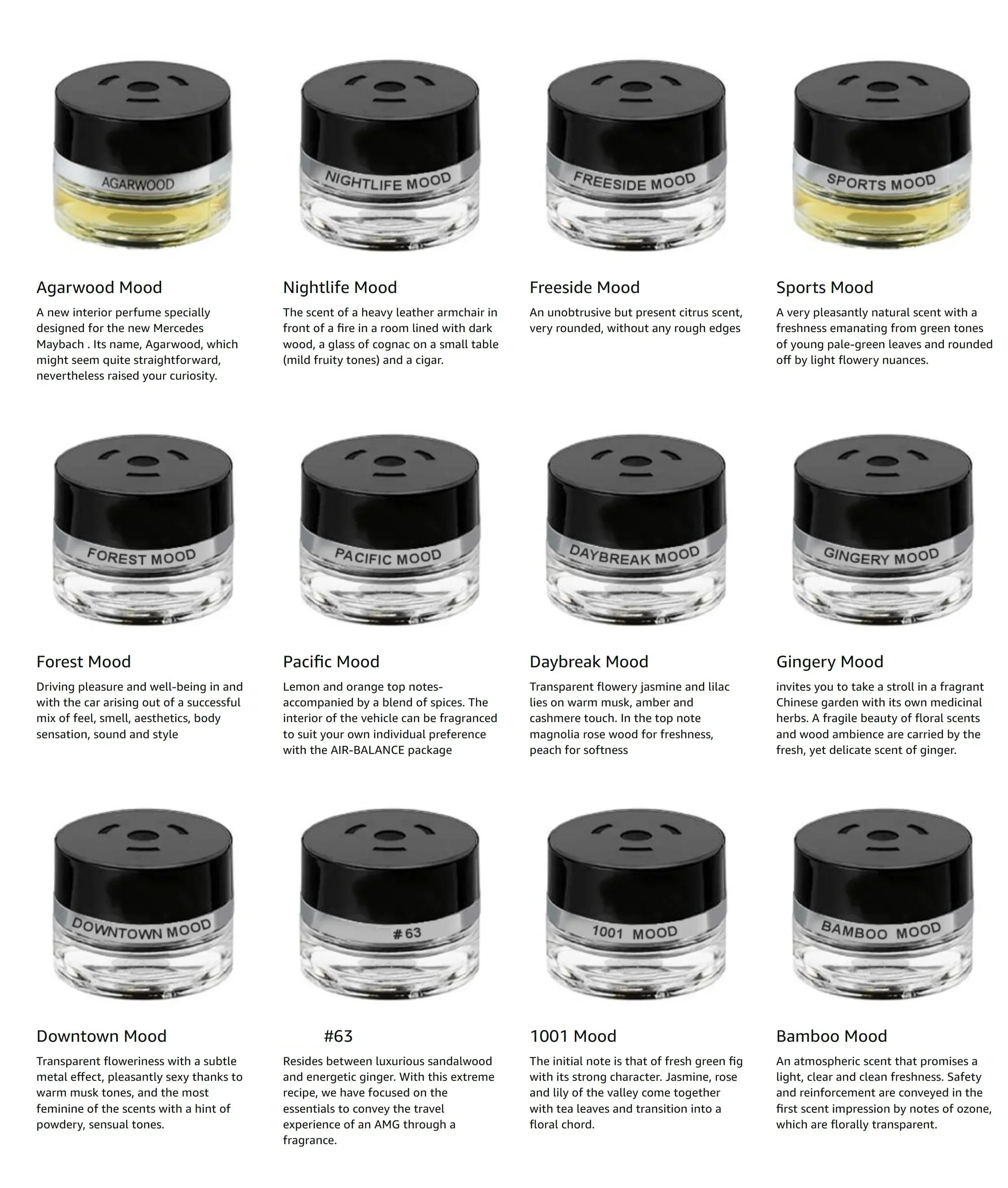 Original Car Fragrance Refill 15ml For Mercedes Benz W222 W167 W205 W213 Maybach AMG Car Perfume Atomizer Air Freshener