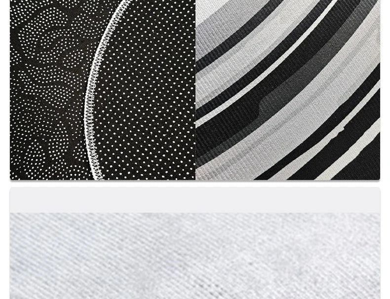 Entrance Carpet Anti-slip Dirt-resistant Wear-resistant Door Rug Semicircular Imitation Marble Texture Welcome Floor Mat 현관 카펫