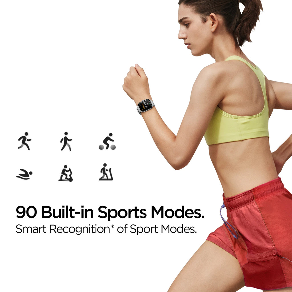 Amazfit GTS 2e Smartwatch Built-in Sports Modes GPS 5ATM Waterproof Smart Watch for Men Heart Rate Monitoring 95New No Box