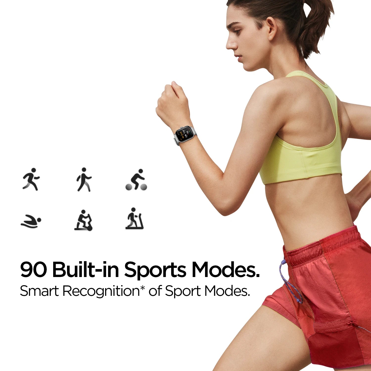 Amazfit GTS 2e Smartwatch Built-in Sports Modes GPS 5ATM Waterproof Smart Watch for Men Heart Rate Monitoring 95New No Box
