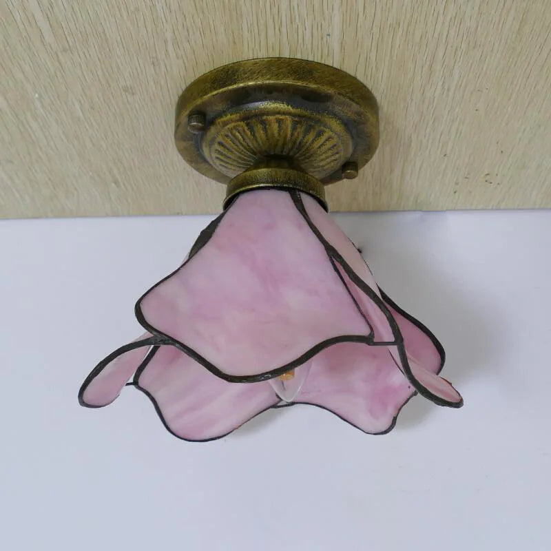 Tiffany Small Living Room Warm Bedroom Ceiling Lamp Modern Simple Living Room Lamps Creative Color Dining Room Lights
